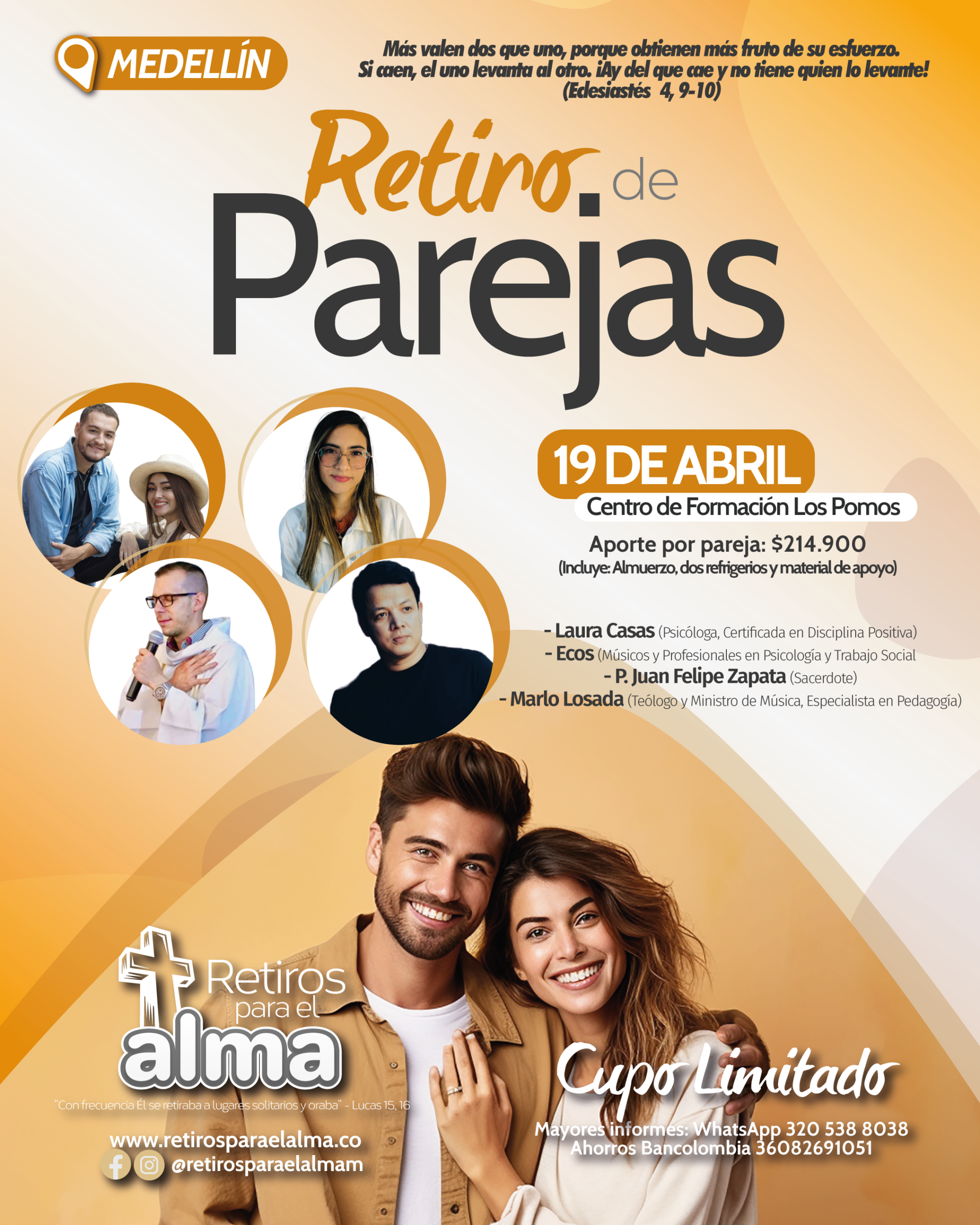 Retiro de Parejas Medellín