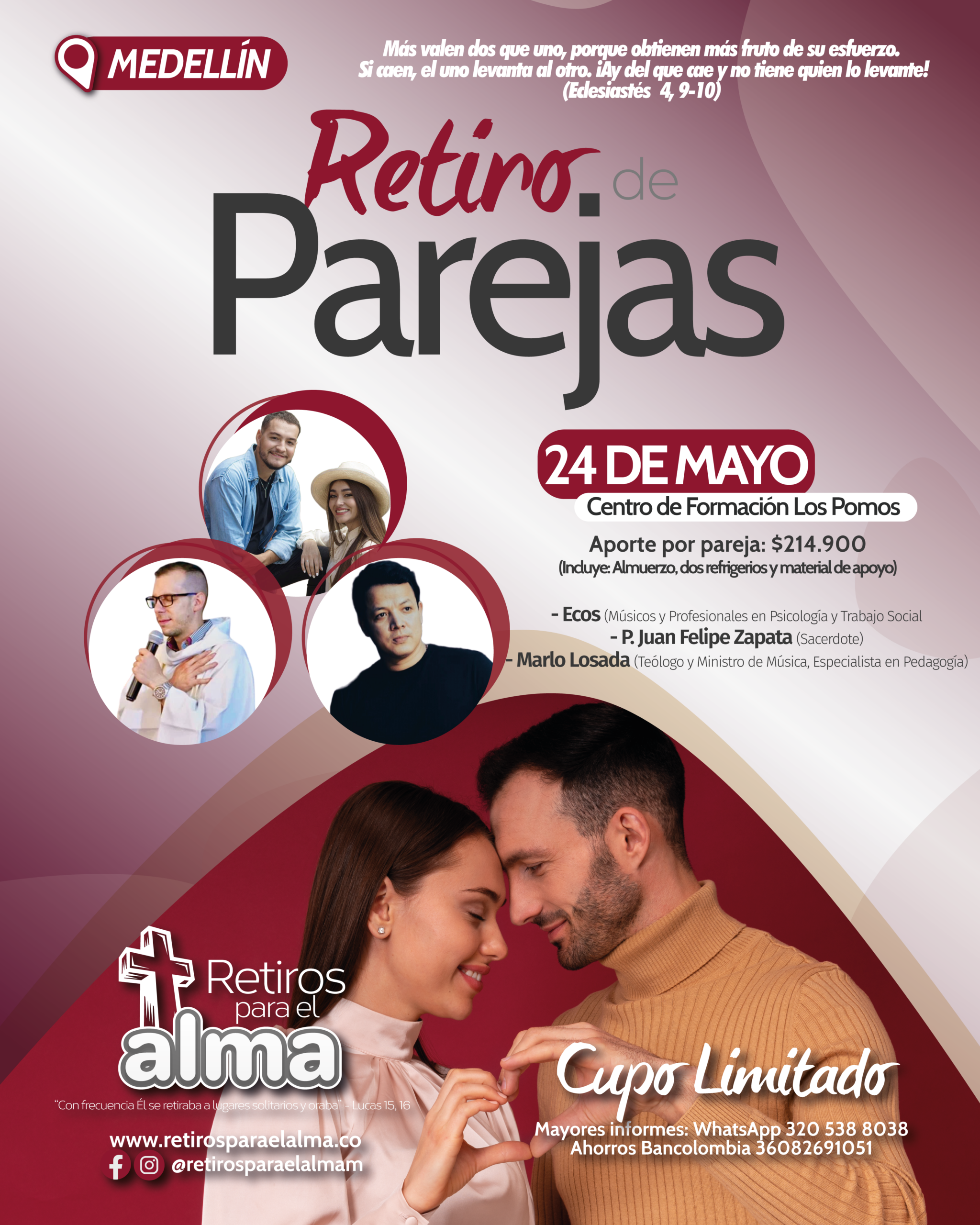 Retiro de Parejas Medellín